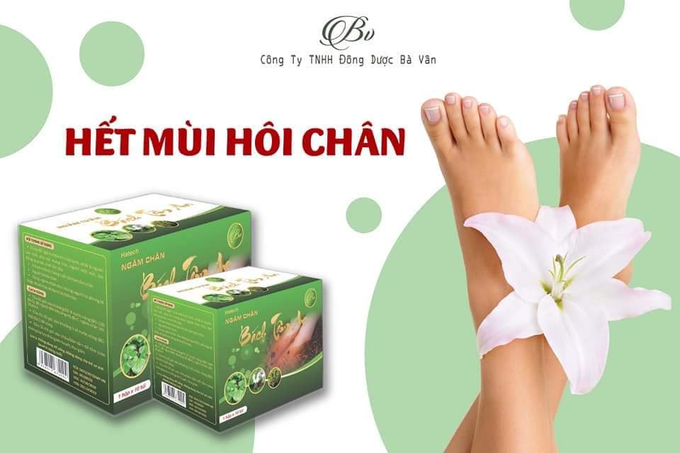 Ngâm Chân thảo dược Bách Tâm An, sản phẩm của Đông dược bà Vân