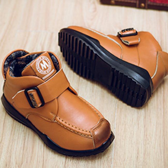 Giày da bò thật cho bé phong cách Hàn Quốc 20347