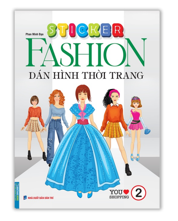 Sách - Sticker Fashion Dán hình thời trang tập 2