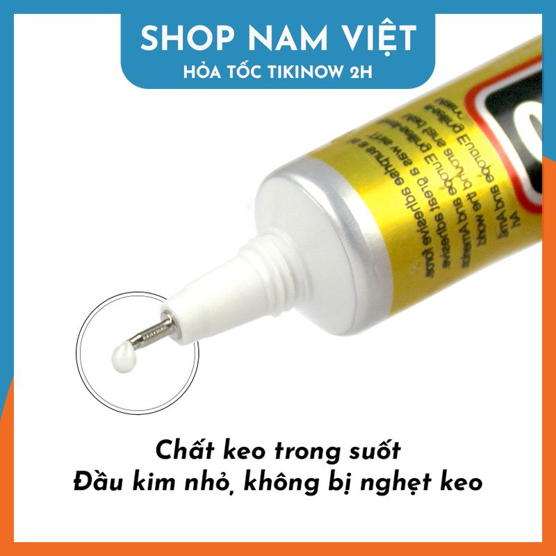 Keo Acrylic E8000 / T8000 Dán Kính Điện Thoại, Dán Giày, Dán Nhựa, Kim Loại, Gỗ, Đá, Thủy Tinh, Da