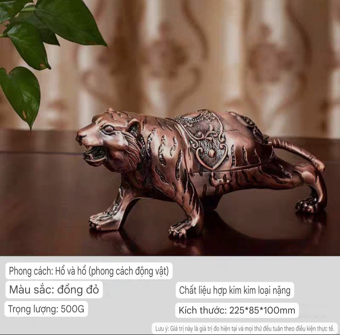 Gạt Tàn hình con Hổ Phong Thuỷ Gạt Tàn Cọp Tài Lộc trang trí
