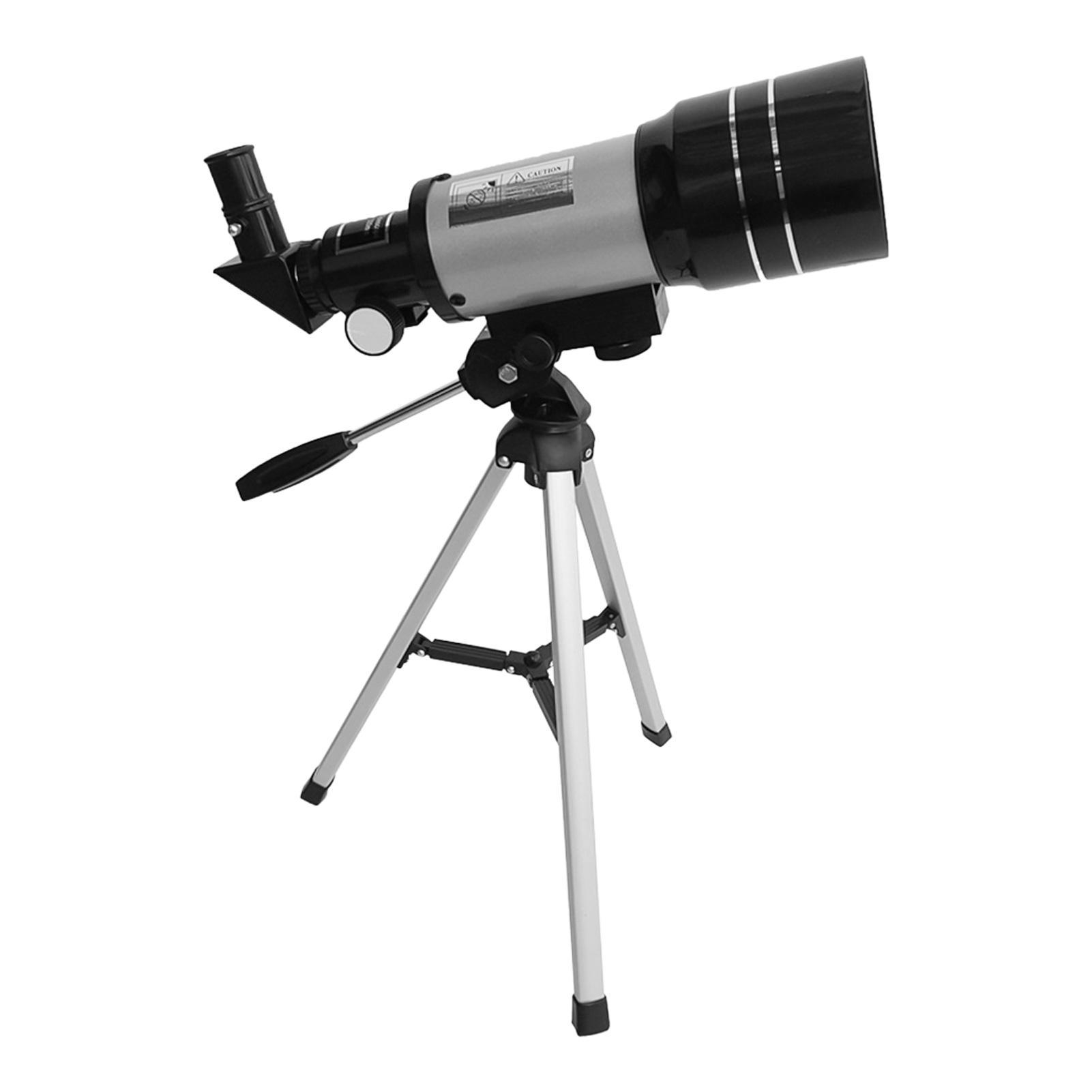 15X-150X 70mm Large Aperture Refracting Astronomic Monocular Telescope with Tripod Eyepiece Moon Filter