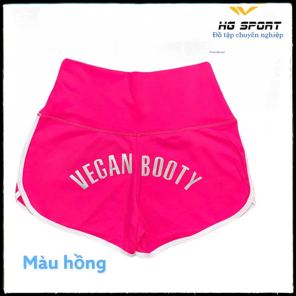 Đồ Tập Gym, Aerobic, Thể Thao nữ, Quần Đùi Lưng Cao Hg Sport QD001