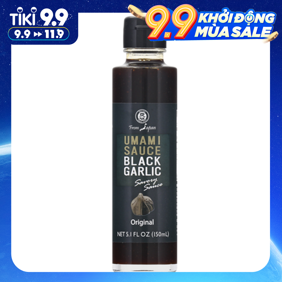 Sốt tỏi đen umami Muso 150ml