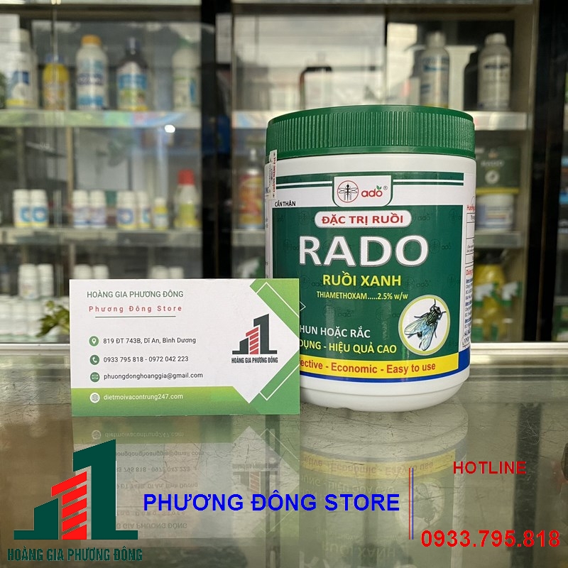 Thuốc diệt ruồi hiệu quả cao Rado ruồi xanh-500g