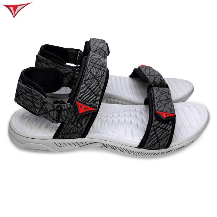 Giày Sandal Nam Việt Thủy Quai Ngang Xám - VT03