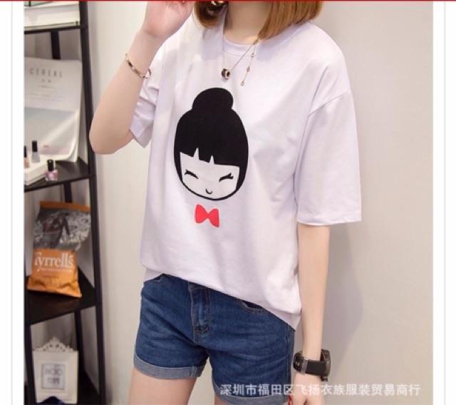 Áo thun có size lớn hình nhiều size