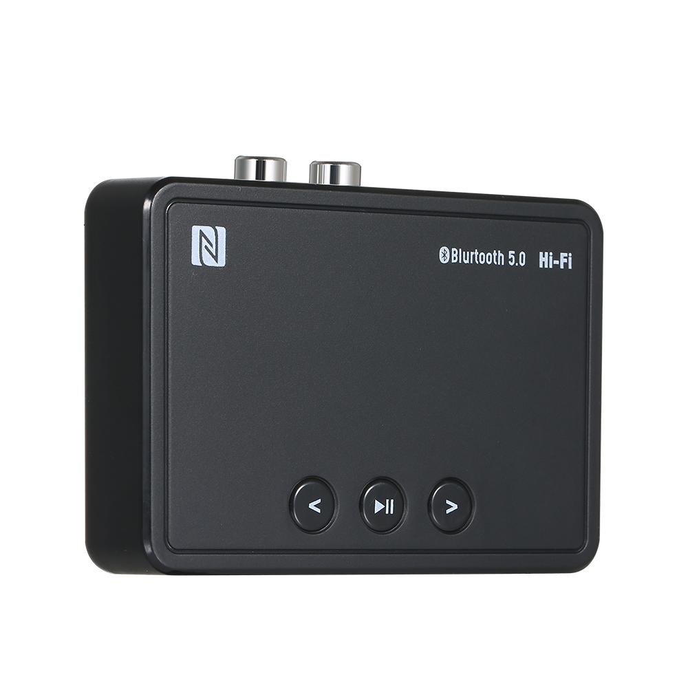 M10 BT5.0 Adapter Multifunctional BT Audio Receiver 15m Transmission Support NFC Connection with USB RCA AUX Ports