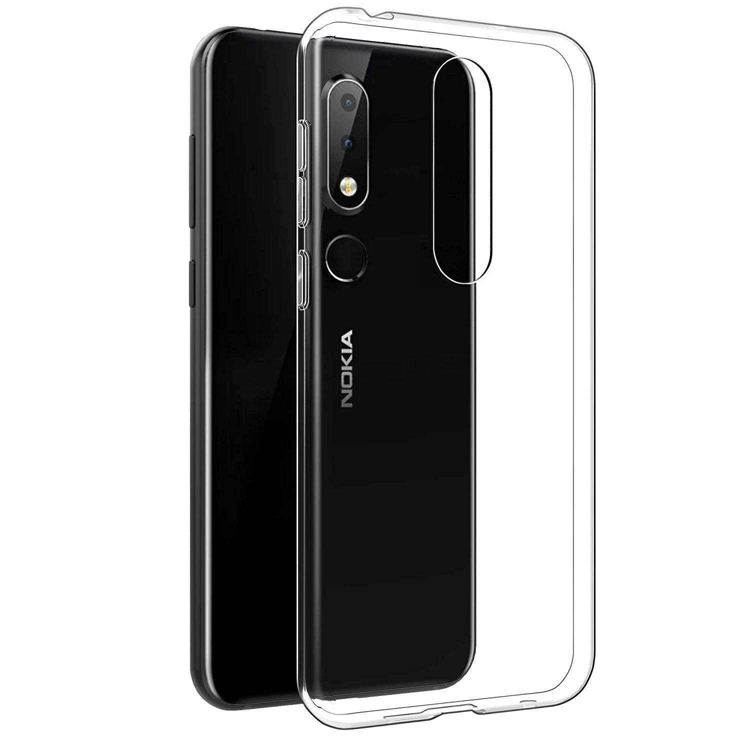 Bộ 2 ốp lưng silicon dẻo cho Nokia 6.1 Plus