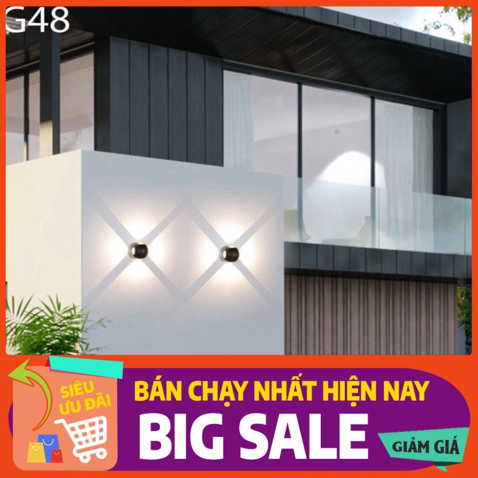 Đèn trang trí hắt tường 4 chiều - 12w chống nước G48