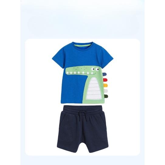 TA158 Set bộ cotton Cá sấu LittleMaven 20810 cho bé từ 2-7T
