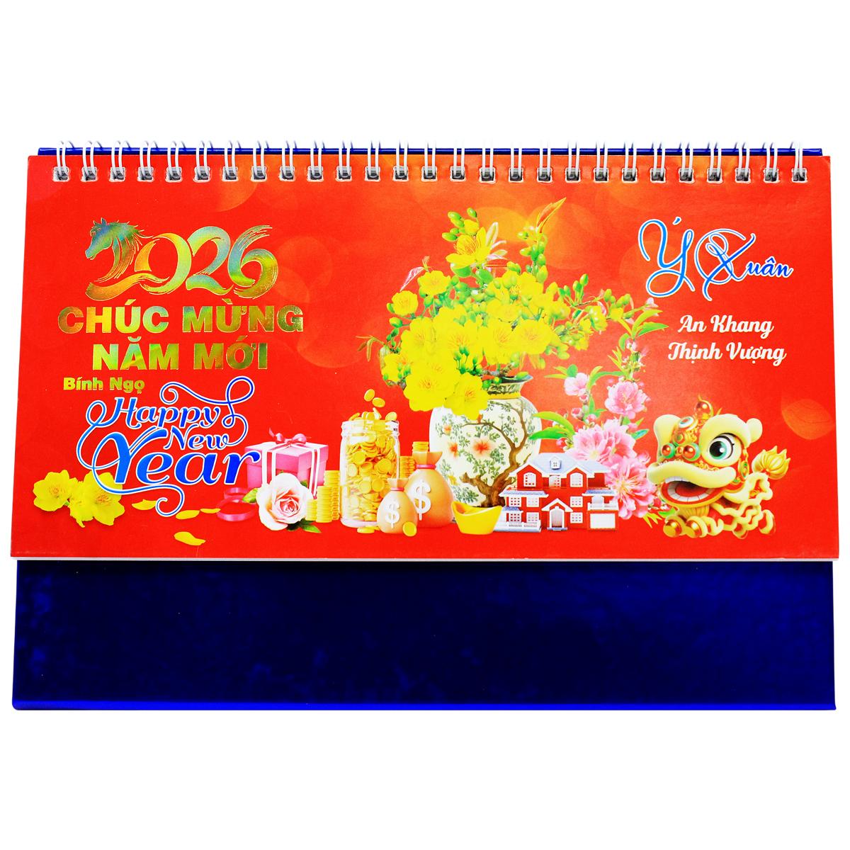 Lịch Để Bàn Chữ A - Ý Xuân - NST 78A