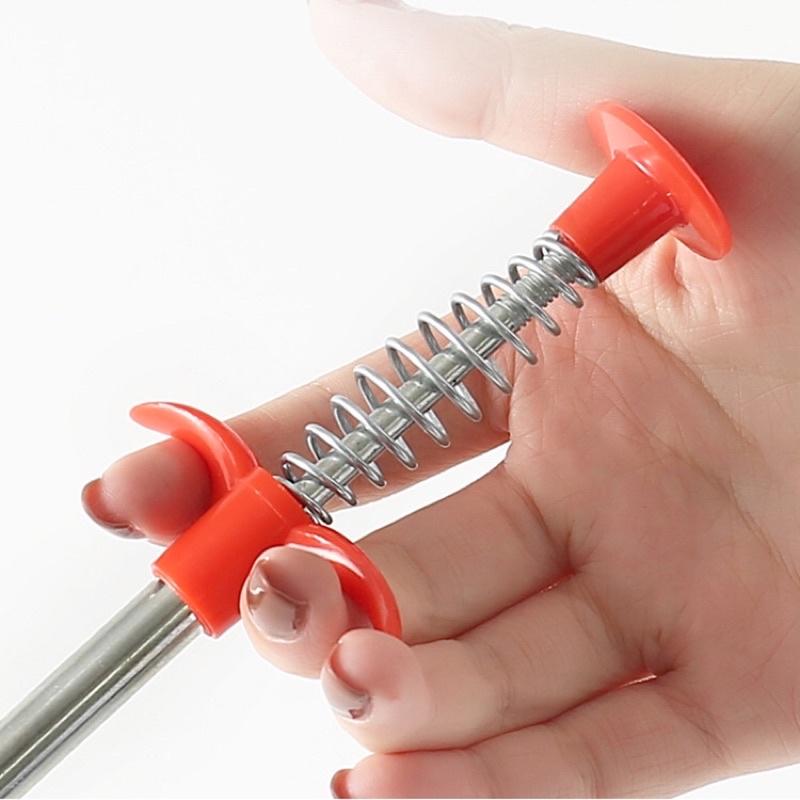 Dụng Cụ Gắp Rác Thông Cống - Ngăn Nghẹt Cống, Bồn Cầu, Bồn Rửa Chén, Lavabo