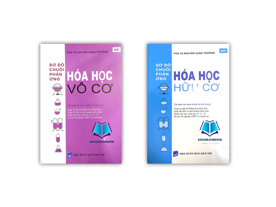 Sách - Combo Sơ Đồ Chuỗi Phản Ứng Hóa Học Vô Cơ & Hữu Cơ