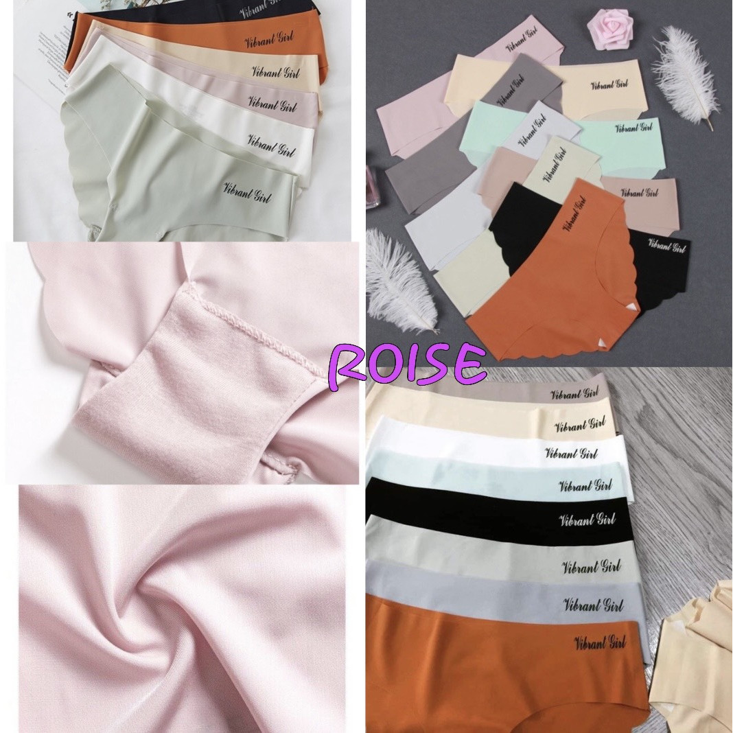 Combo 5 Quần Lót Đúc Su - Quần Lót Nữ Không Đường May Vibrant Girl Siêu Đẹp - Chất Su Mát Lạnh, Mềm Mịn, Thoáng Mát
