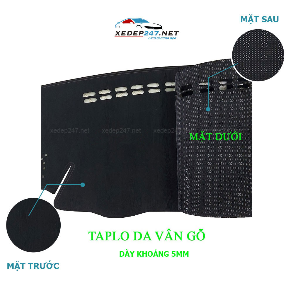 Thảm Taplo dành cho xe Daewoo Magnus chất liệu Nhung