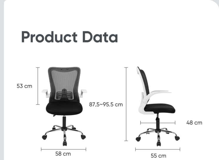 Ghế Xoay Văn Phòng Lưới Làm Việc Công Thái Học Deli - Tay Gập Thông Minh, Có Chỉnh Lưng, Lưới Thoáng Khí, Chân Xoay Tiện Ích, Đệm Ghế Êm Aí, Nhiều Màu - Phù Hợp Học Sinh, Văn Phòng, Game Thủ, Gaming - Hàng chính hãng