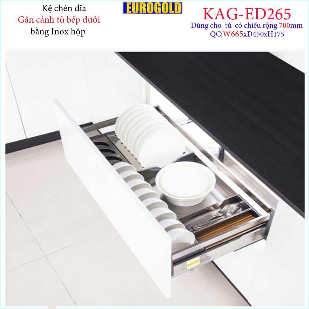 Kệ chén bát âm tủ bếp, Kệ đa năng ray kéo tủ bếp dưới inox hộp 60cm-70cm-75cm-80cm-90cm
