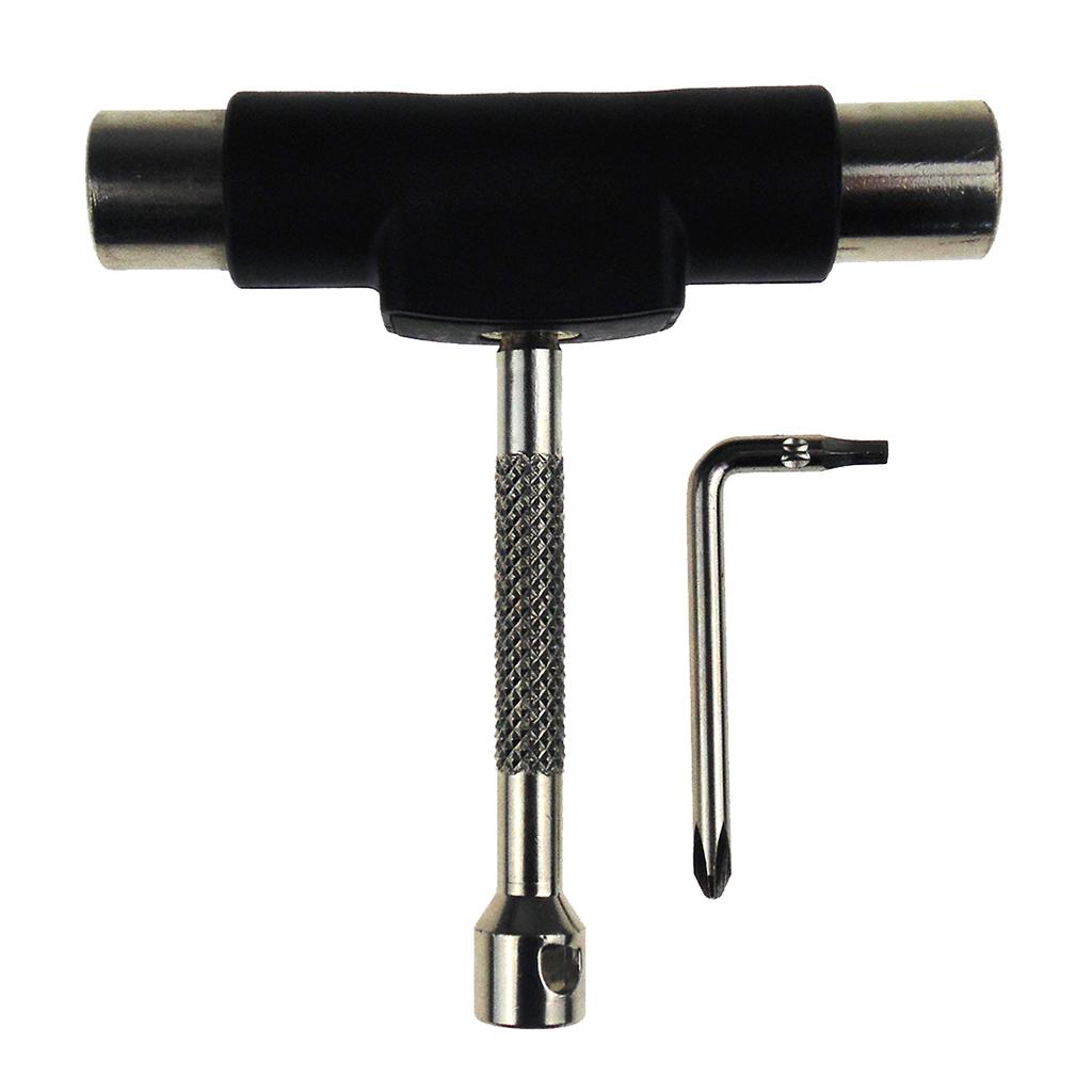 Skateboard Repair Tool Wrench Spanner & Inserted Screwdriver Built- in File