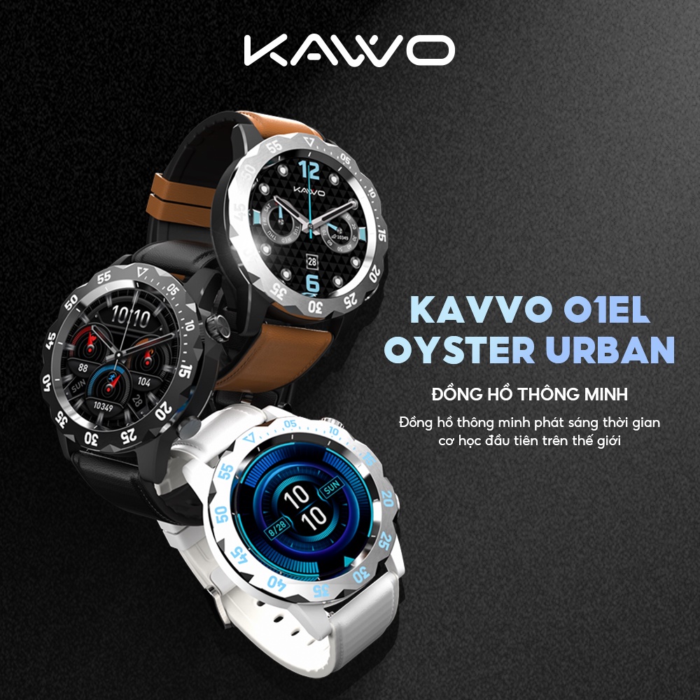 Đồng hồ thông minh KAVVO Oyster Urban - Hàng chính hãng - Bảo hành 12 tháng