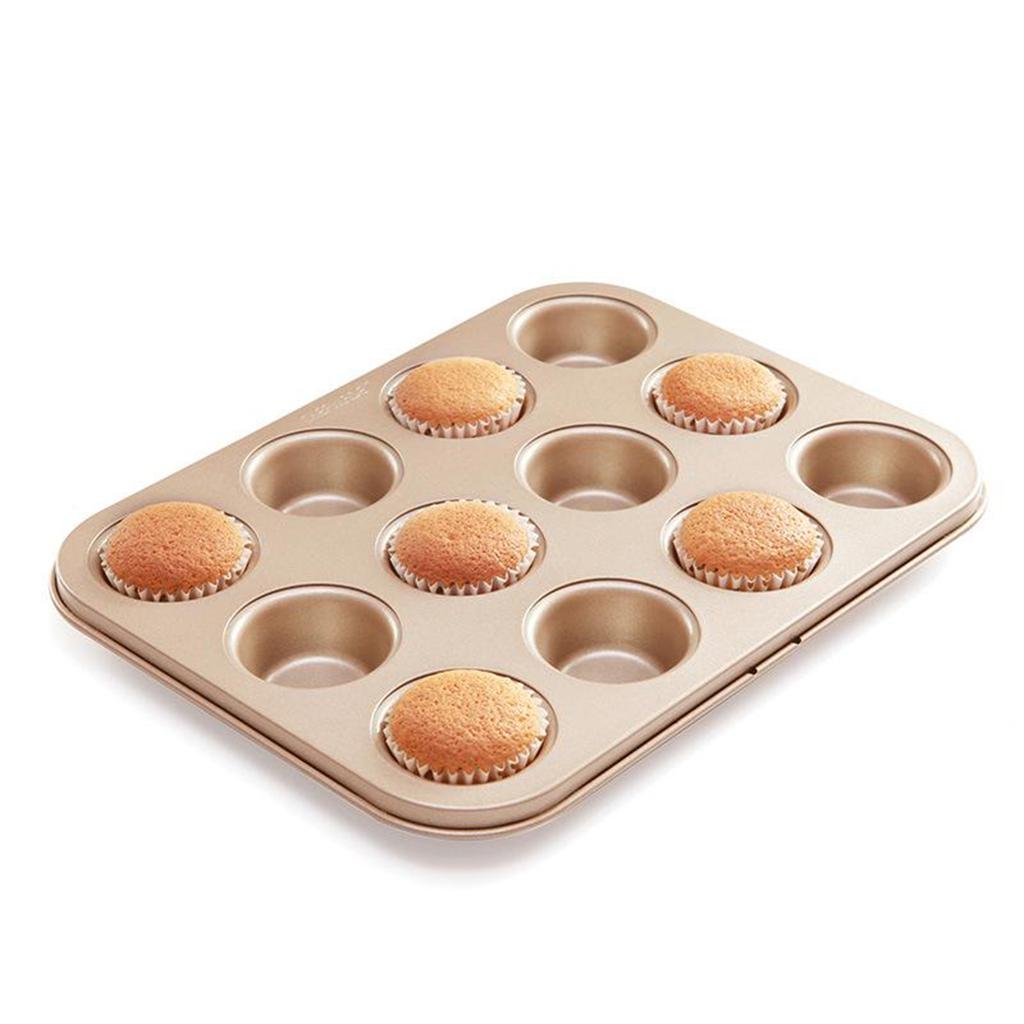 Carbon Steel Cake Baking Mold Tray Chocolate Bread Muffin Pan