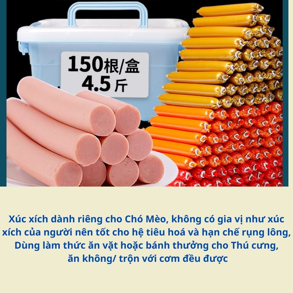 Xúc xích dinh dưỡng dành cho chó mèo - Thanh 15g