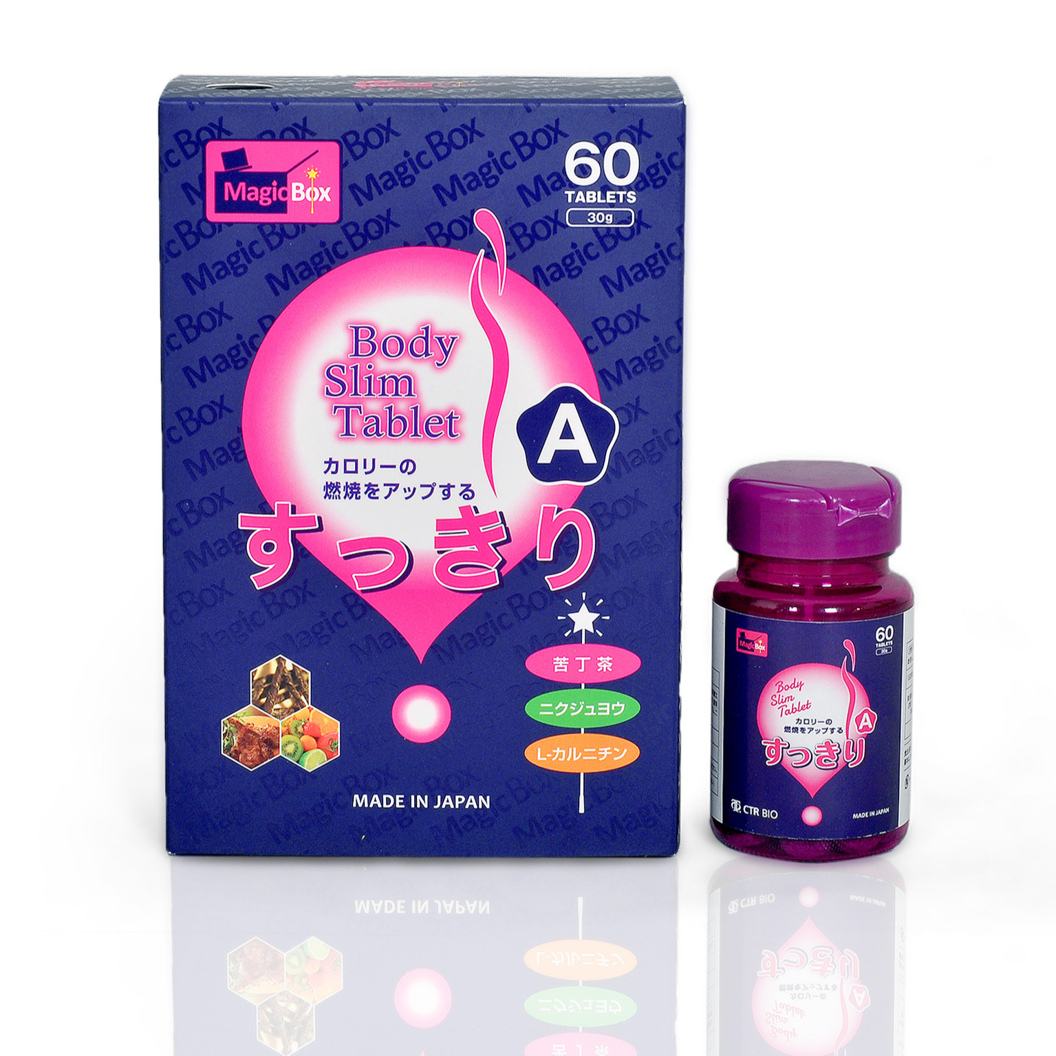 Viên uống Hỗ trợ giảm cân Magic Box AB Speedset Nhật Bản - Hàng chính hãng