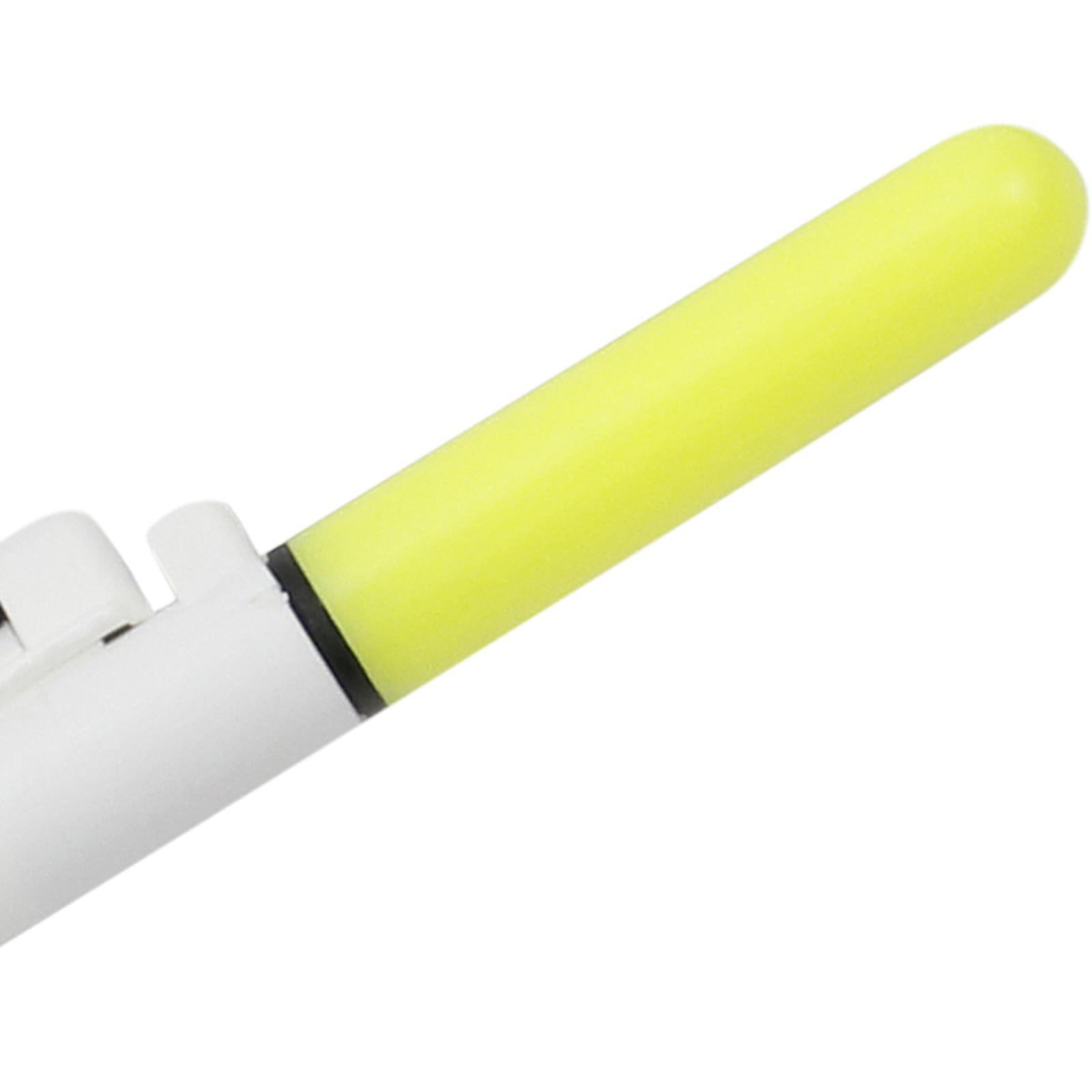 Float Glow Stick Night Fishing Fluorescent Light for Fishing Rod Yellow