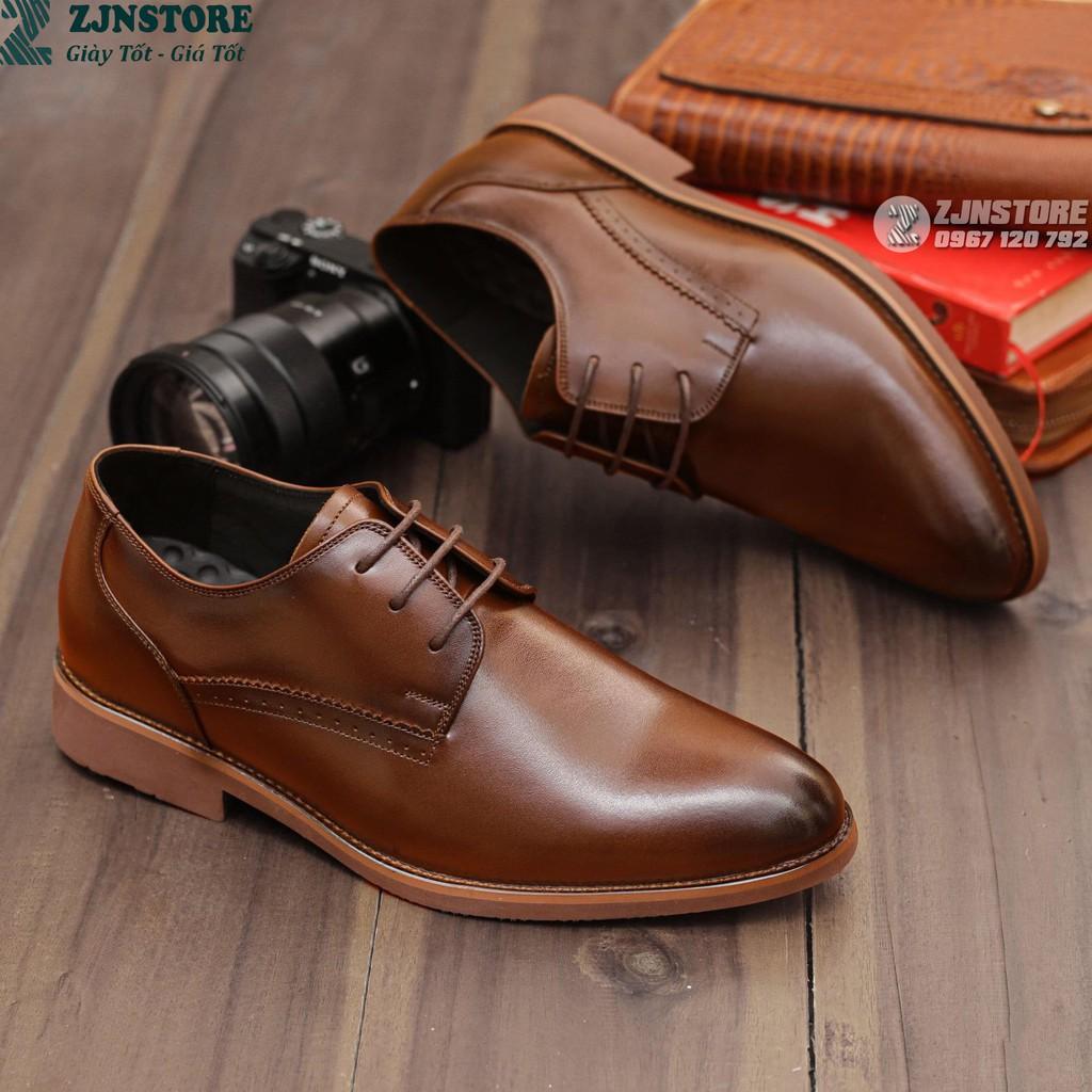 Giày Công sở da bò thật tăng chiều cao