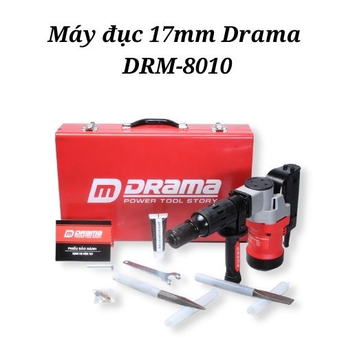 Máy đục bê tông Drama DRM-0810 mũi đục 17mm