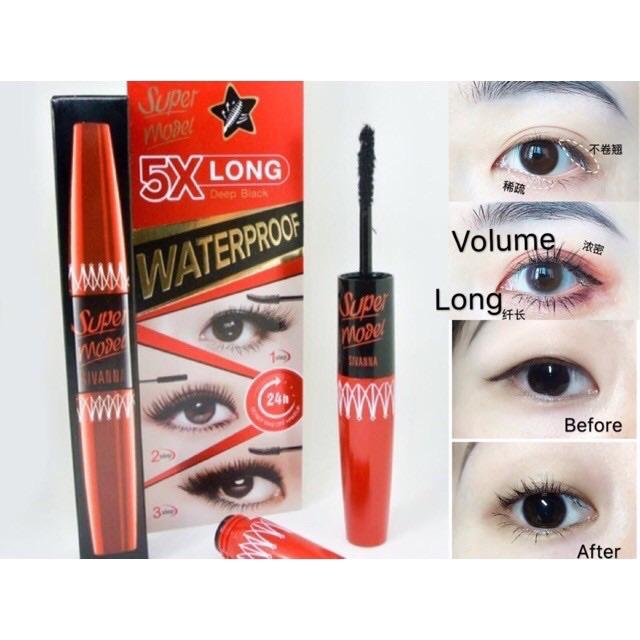 Mascara nối mi hai đầu Sivanna Super Model 5C