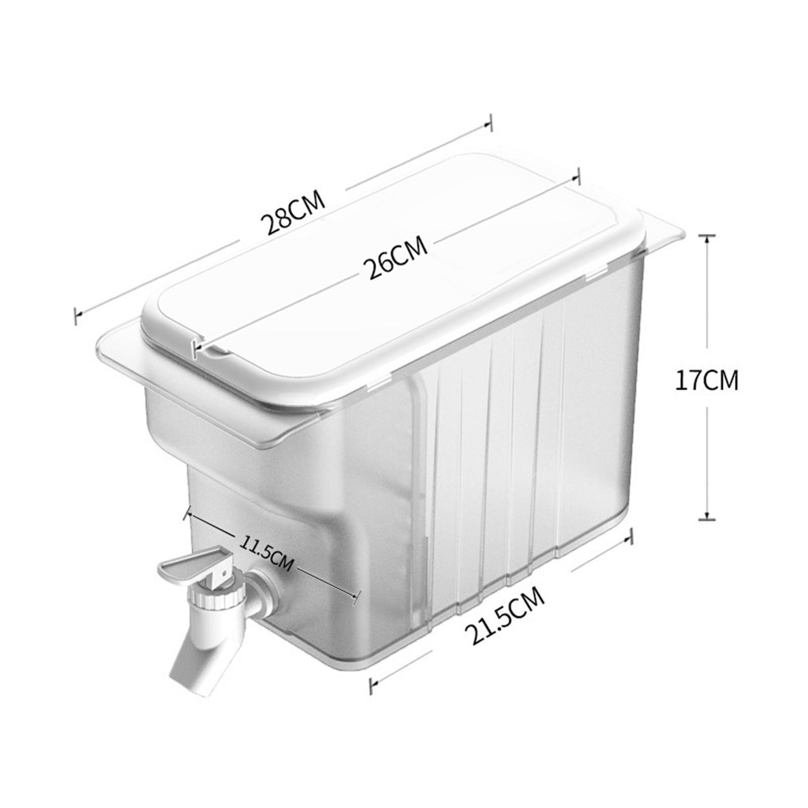 4.5L Refrigerator Cold Kettle Jugs with Faucet Lemonade Bottle Fruit Teapot