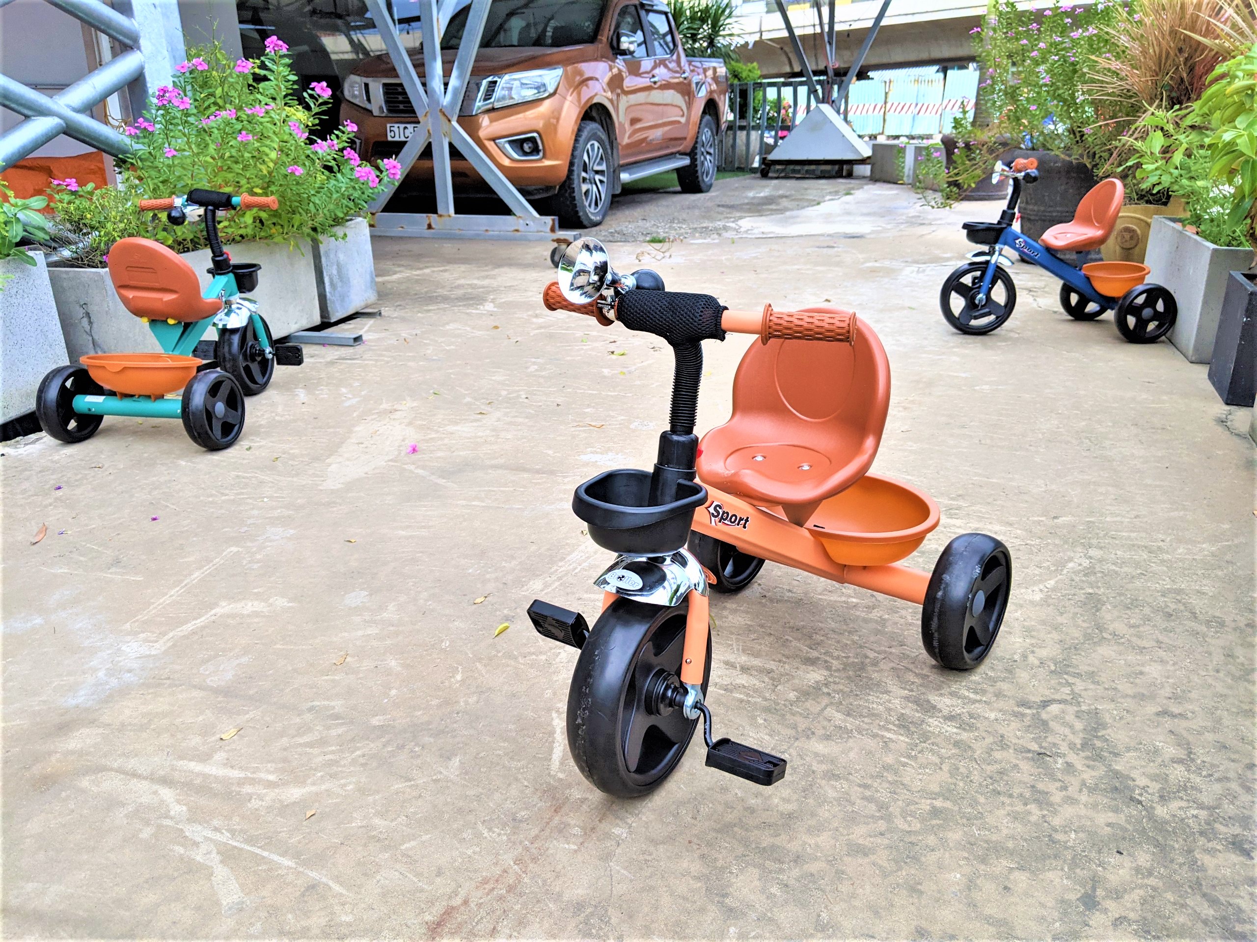 Xe ba bánh cho trẻ Broller BABY PLAZA XD3-902