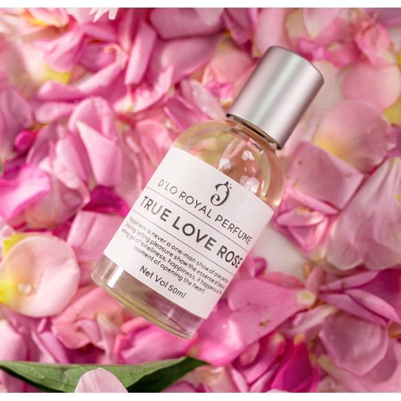 Tinh dầu nước hoa nữ D'lO 31 TRUE LOVE ROSE 50ML - Mùi hương của những nàng thơ gen Z nhẹ nhàng, lôi cuốn | DLO 31