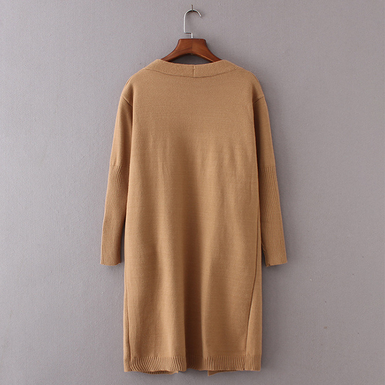Áo khoác len cardigan dáng dài, 2 túi trước xinh, style Hàn Quốc thanh lịch Ak32