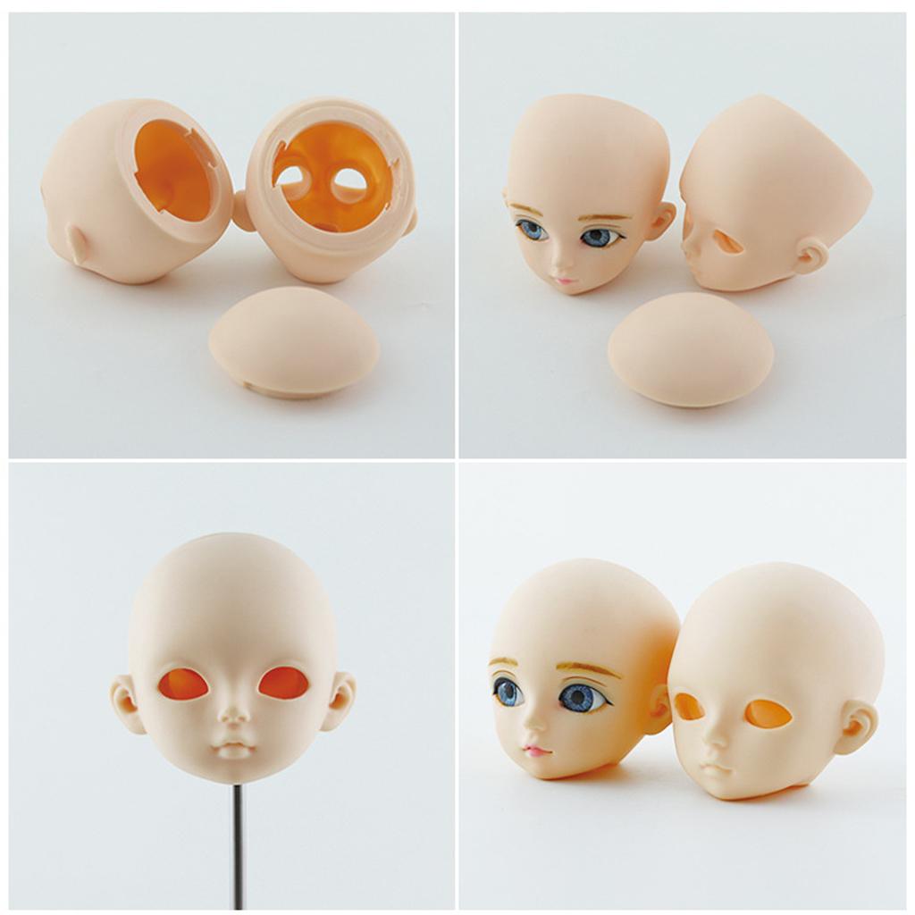 60cm 21 Joints Nude Body With Head For 1/3 BJD Doll Accessory Normal Skin