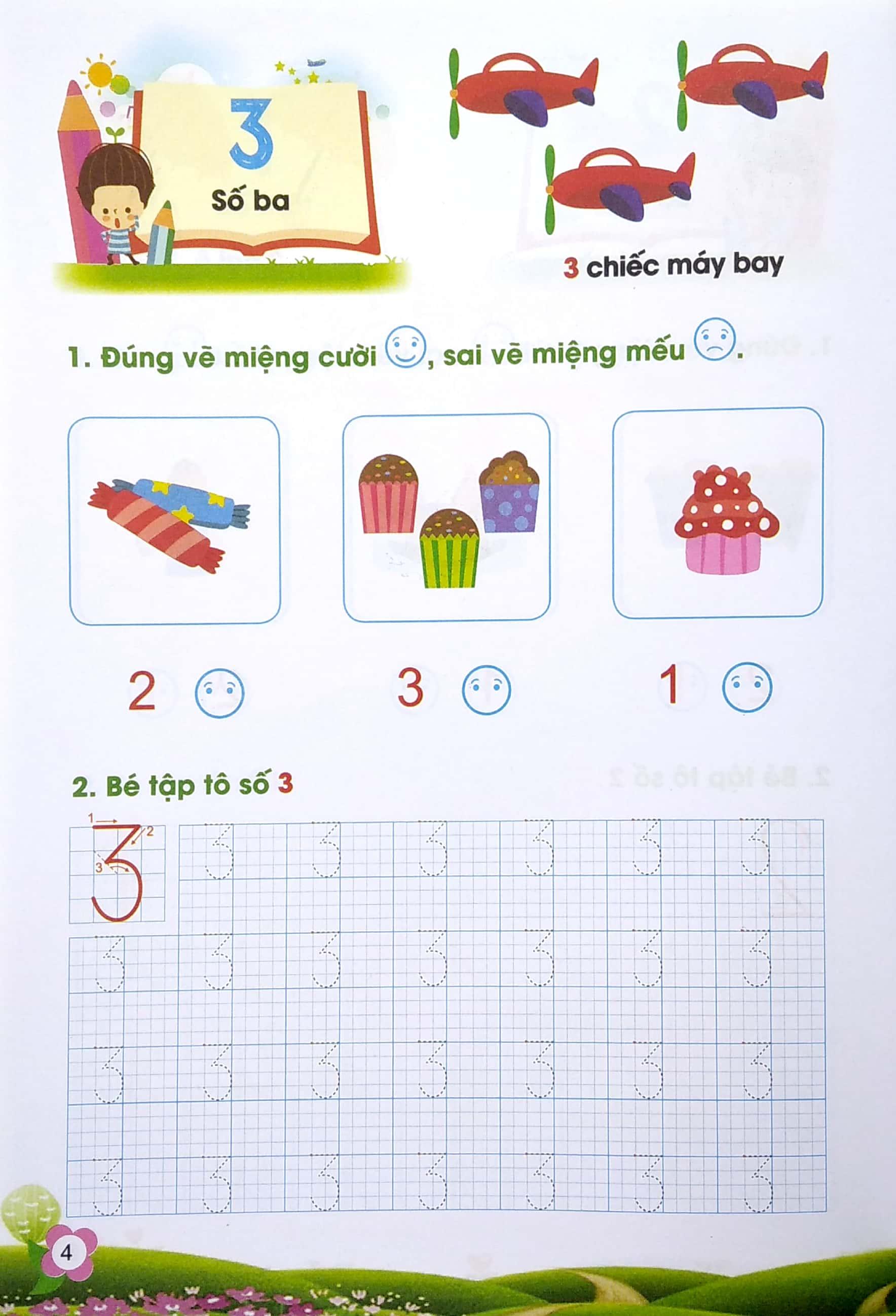 Bé Tự Tin Vào Lớp 1 - Cùng Bé Học Toán - Tập 2