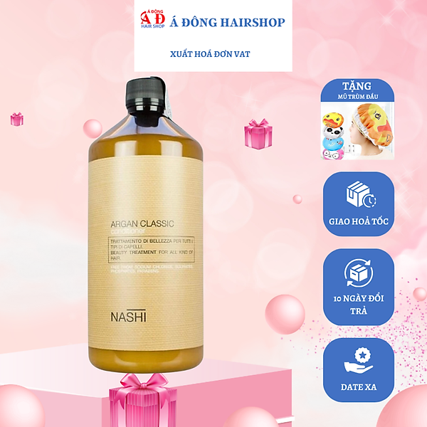 DẦU XẢ PHỤC HỒI NASHI ARGAN SIÊU MỀM MƯỢT 1000ML