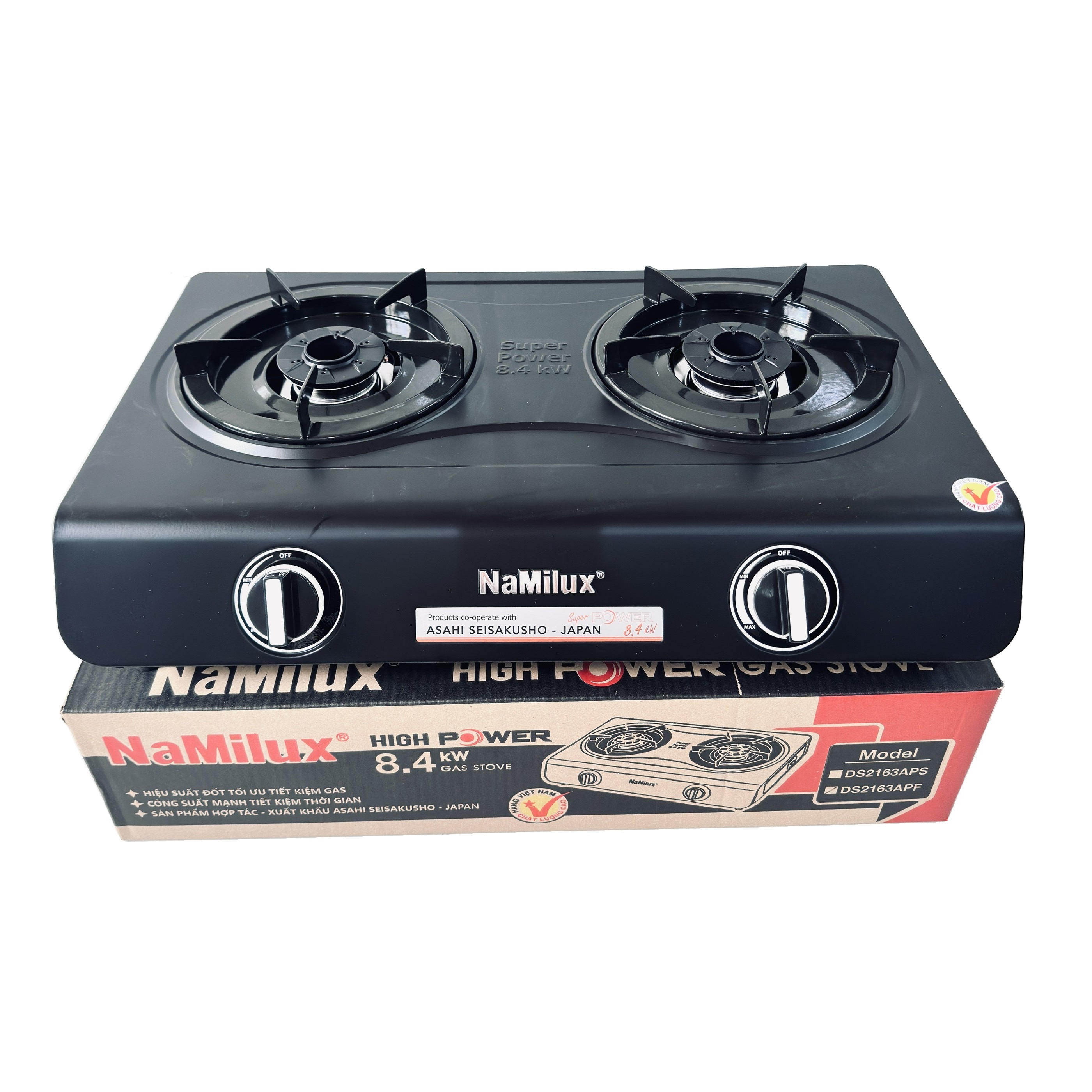 [Hàng chính hãng] Bếp Gas Đôi Công Suất Cao NaMilux - Bảo hành chính hãng 24 tháng