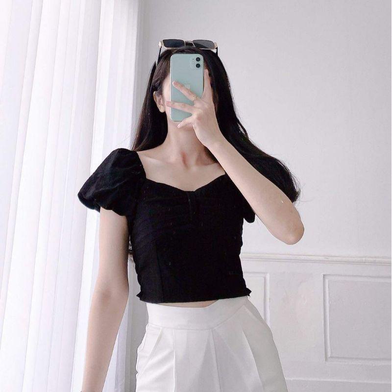 Áo WONDERHOUSE nơ chéo ngực