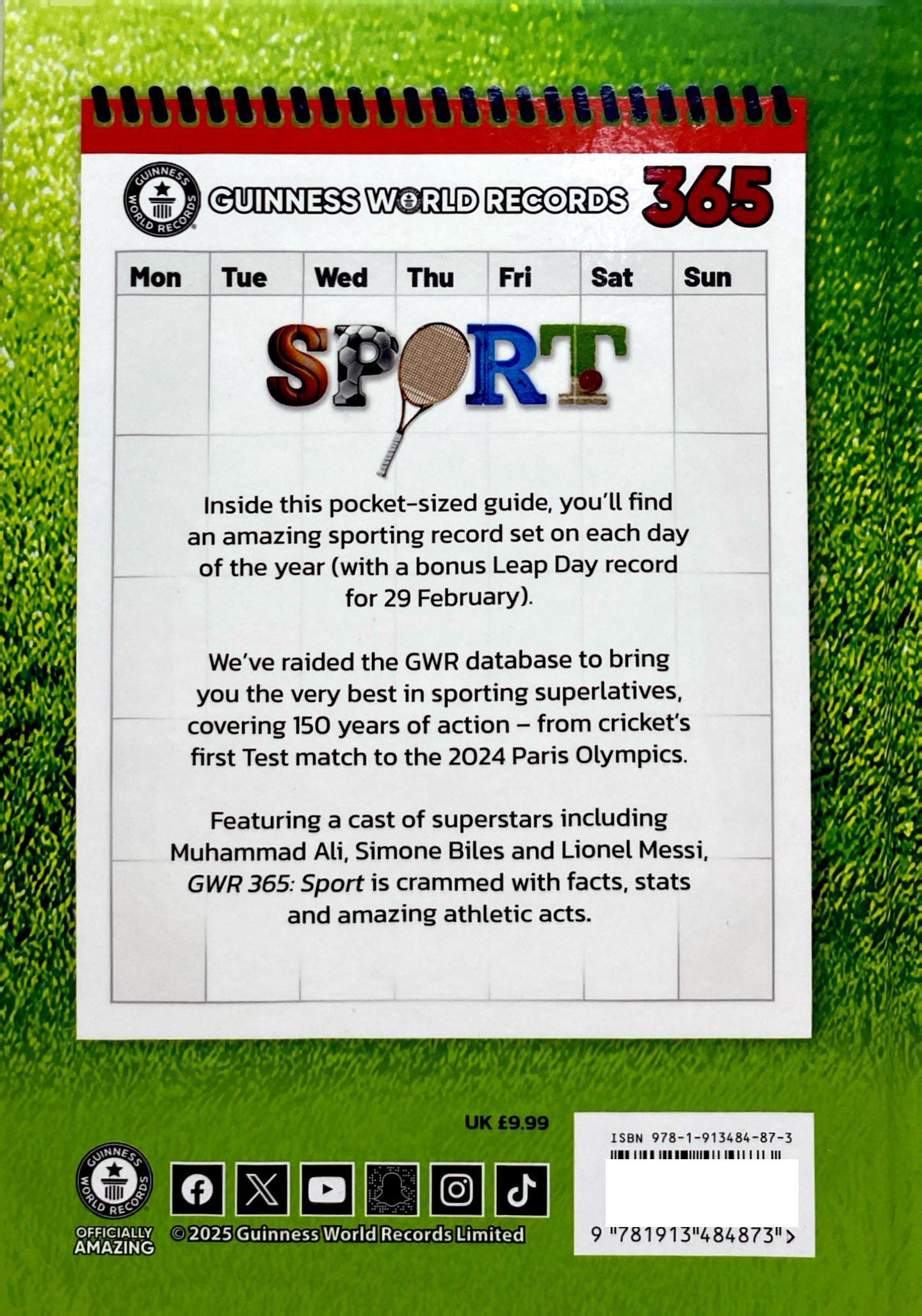 Sách ngoại văn: Guinness World Records 365 Sport