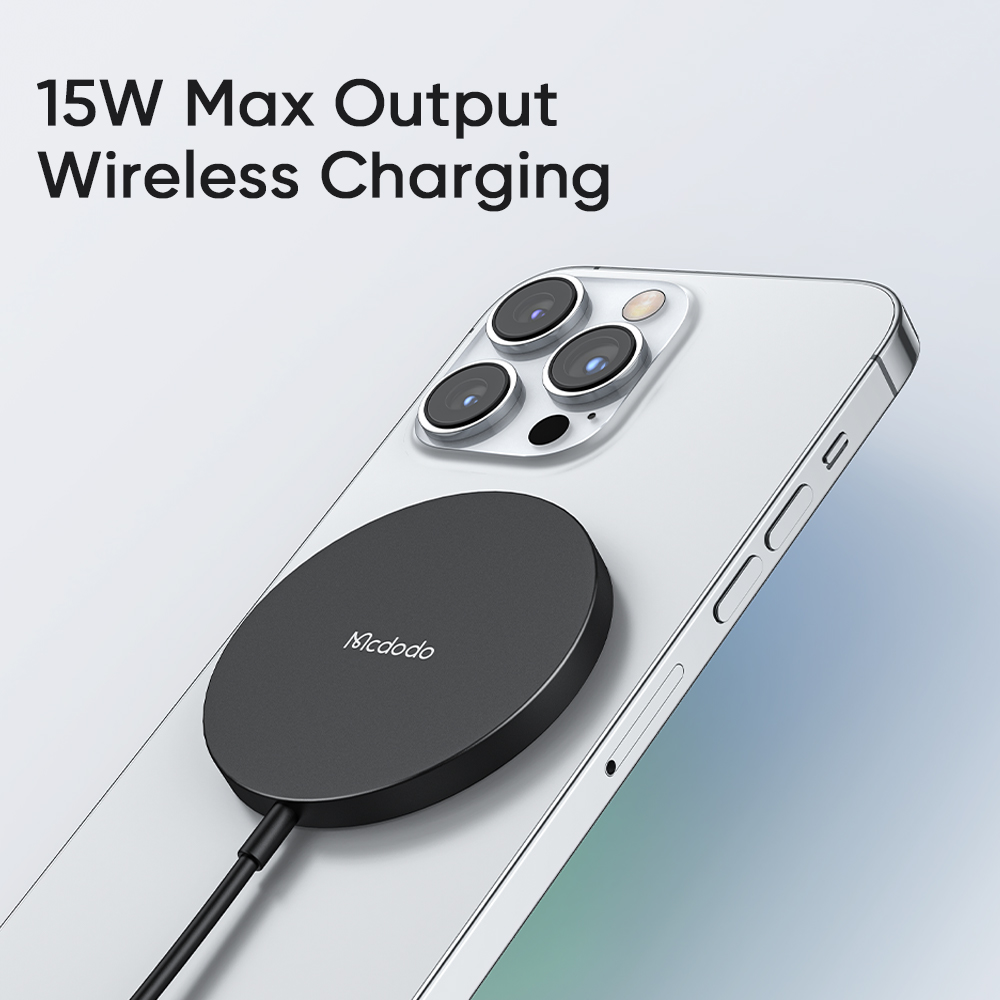 Đế Sạc Không Dây Mcdodo 15W Moon Series Magnetic Fast Wireless Charger (Hàng chính hãng)