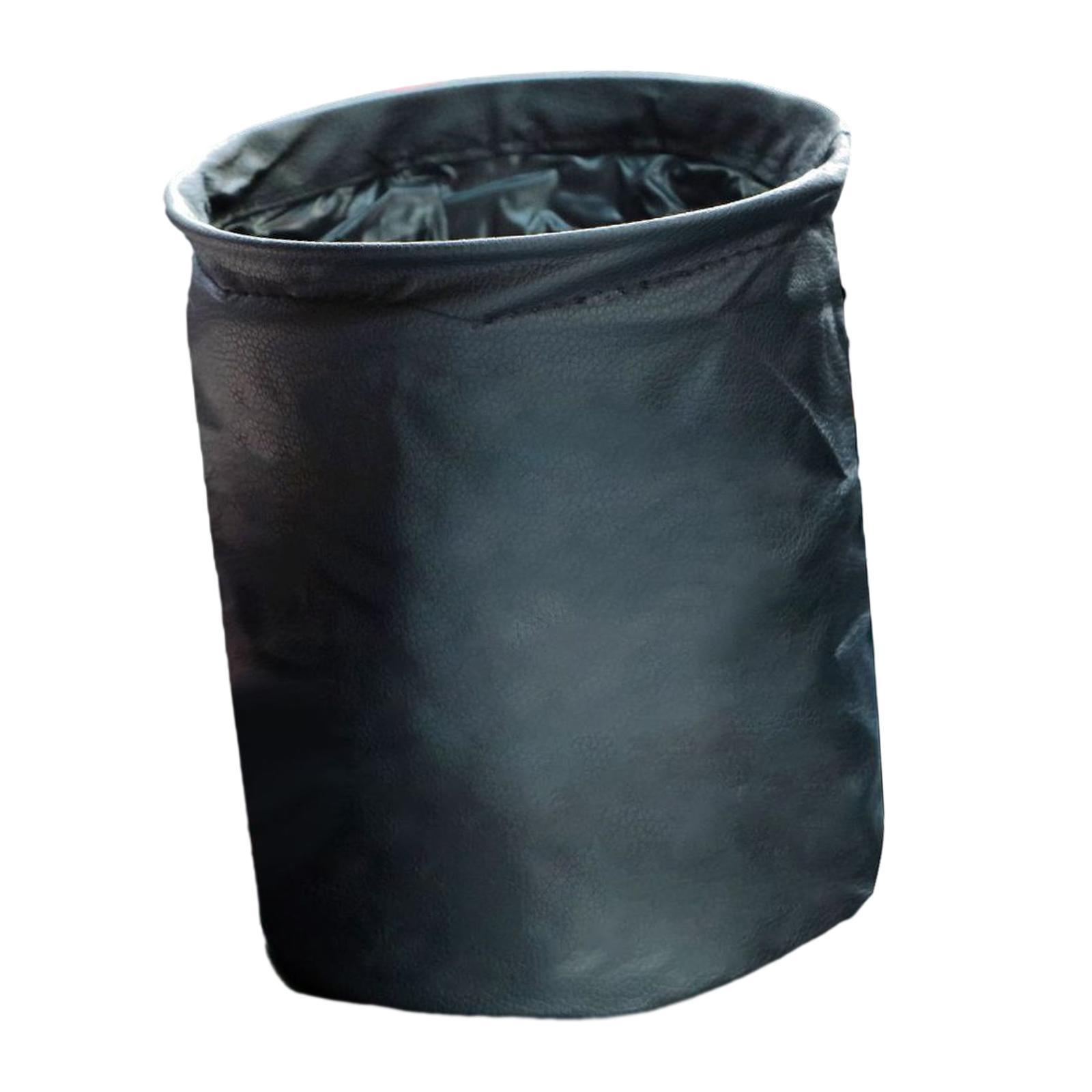 Folding Car Trash Can Scratch Resistant Auto Accessories Hanging Garbage Bin