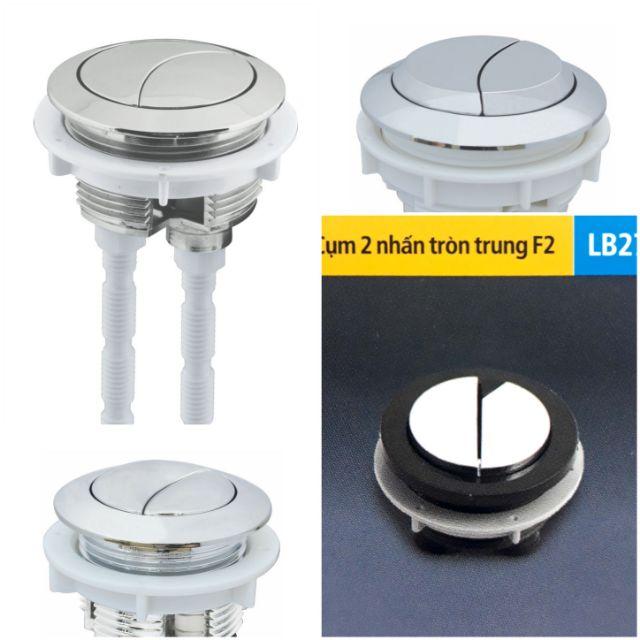 Bộ nút nhấn nắp sứ bồn câu - hàng THAY THẾ