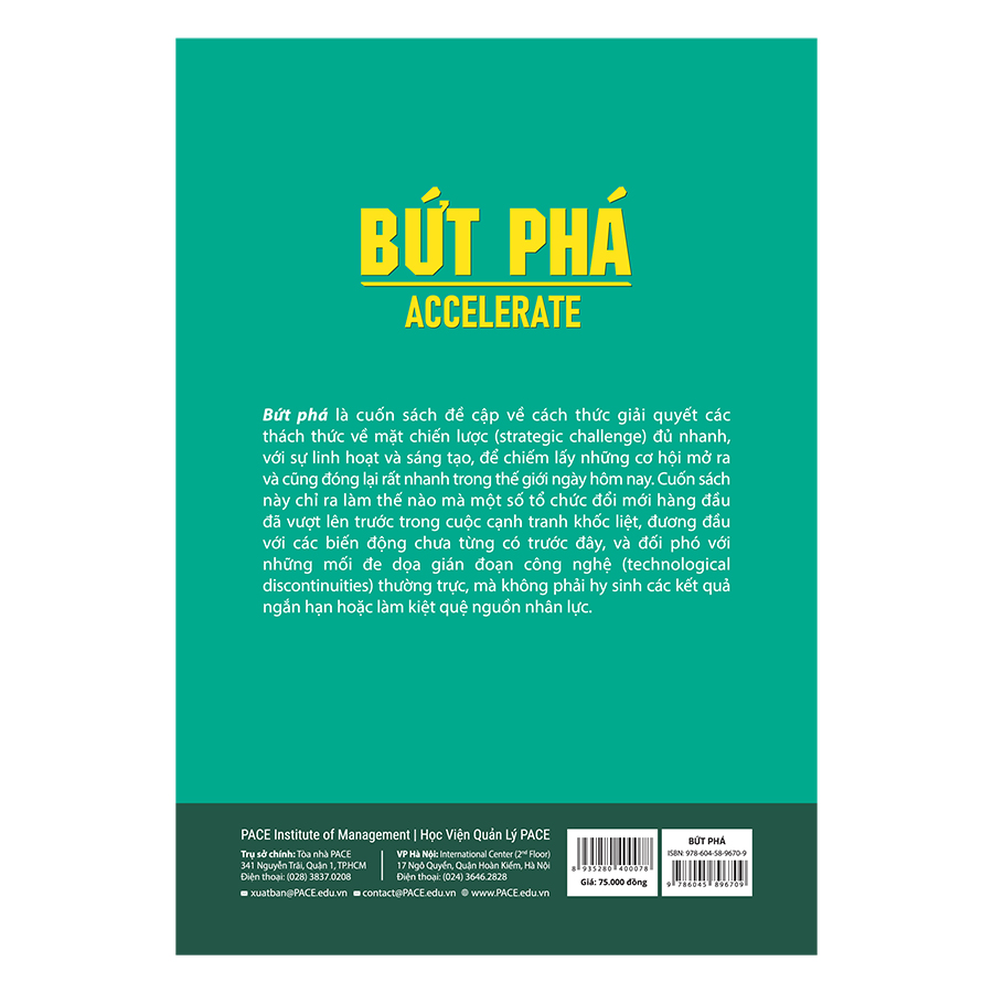 Sách PACE Books - Bứt phá (Accelerate) - John P. Kotter