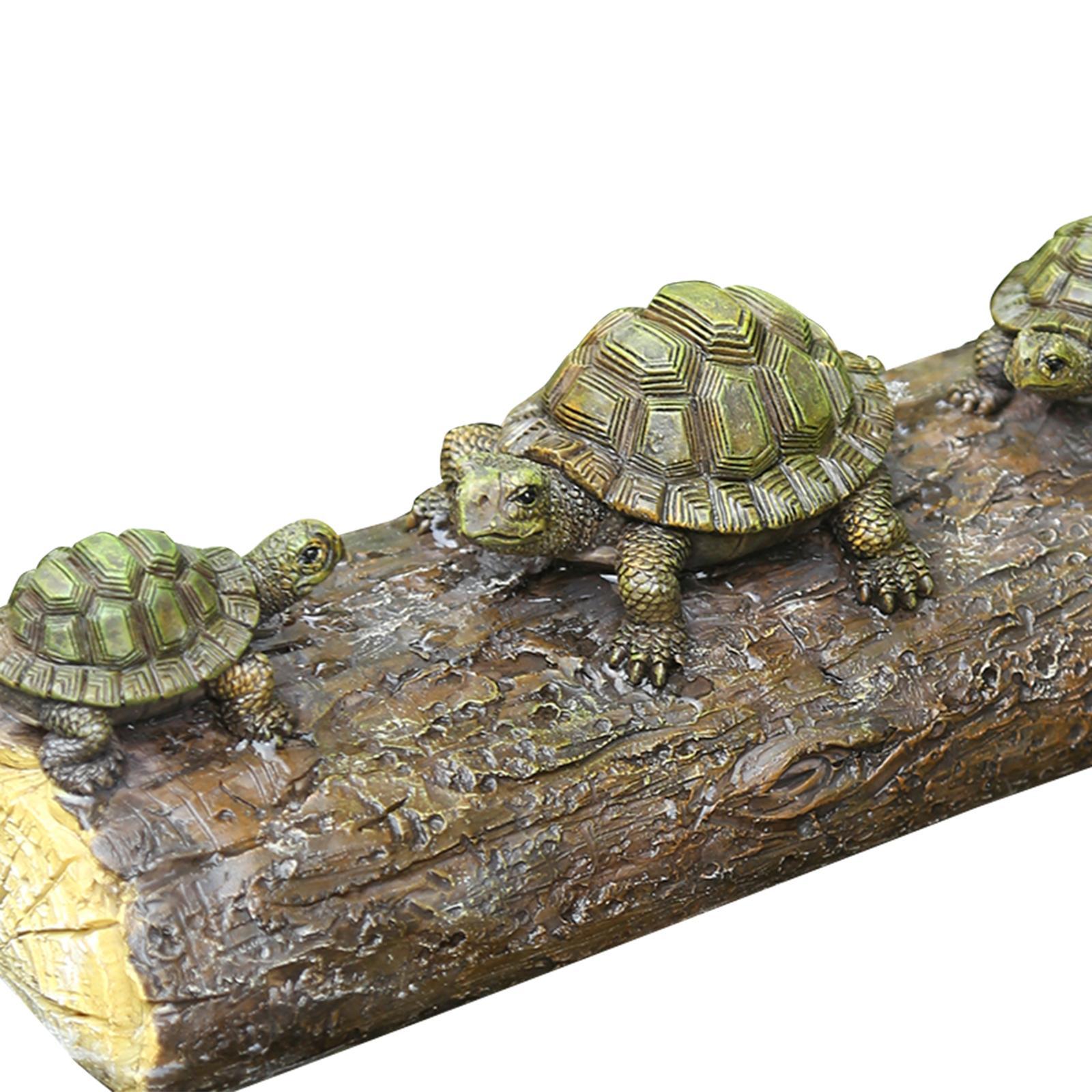 Turtle Floating Ornament Figurine Fairy Garden Statue DIY for Outdoor Indoor