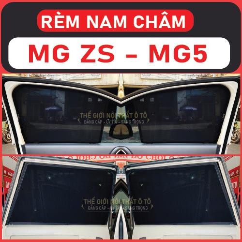 Rèm che nắng nam châm Xe Mg Zs Bộ 4 tấm chắn nắng chuẩn form xe, nam châm hút mạnh