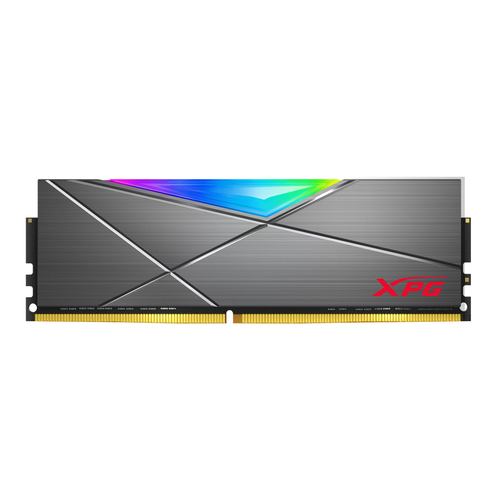 Ram máy tính Desktop ADATA DDR4 XPG SPECTRIX D50 8GB (1*8GB) 3200MHz TUNGSTEN GREY RGB - Hàng Chính Hãng