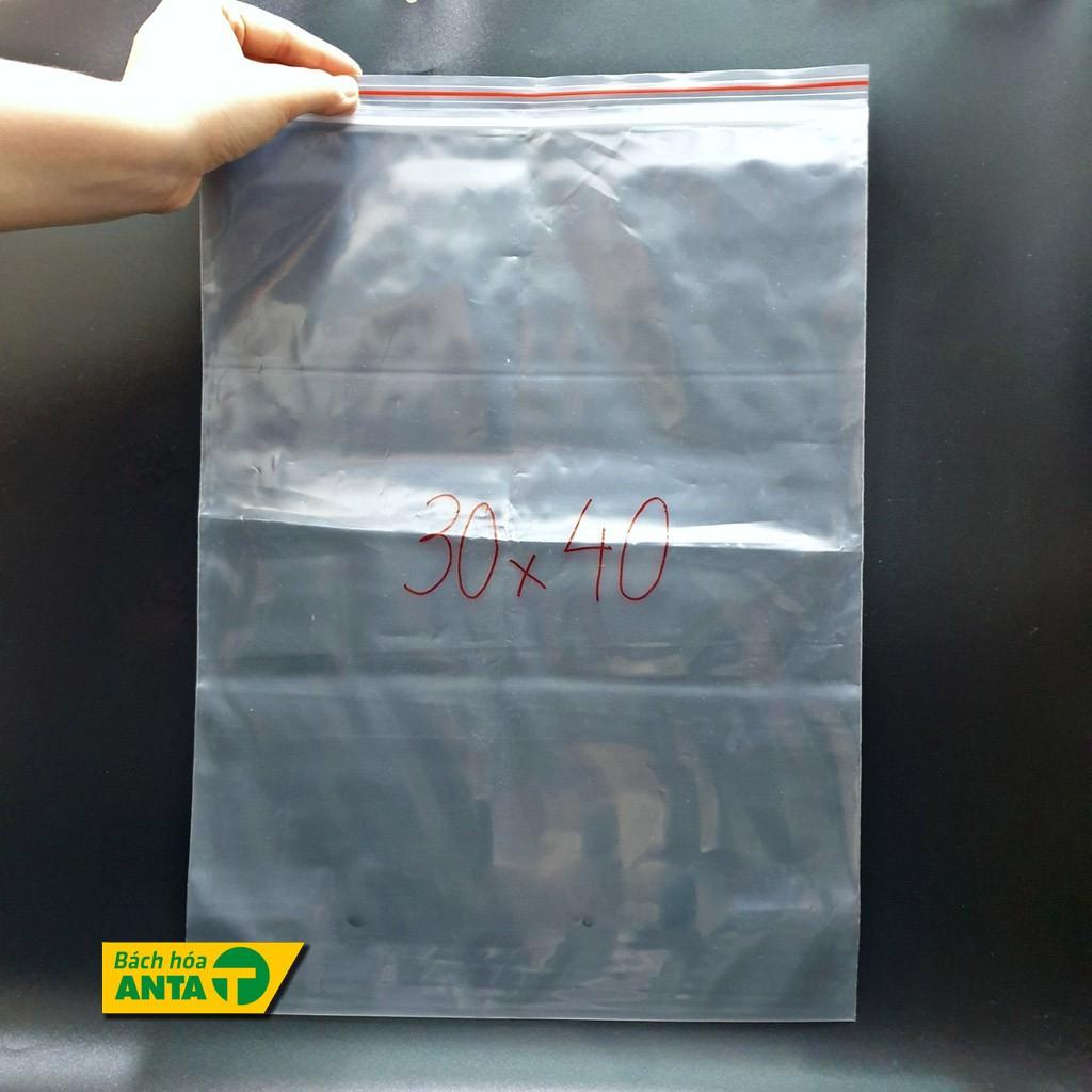 1 ký (kg) túi zip loại dày đẹp - Ấn vào để chọn size - (zip PE, zip lock, zip viền đỏ, zipper)