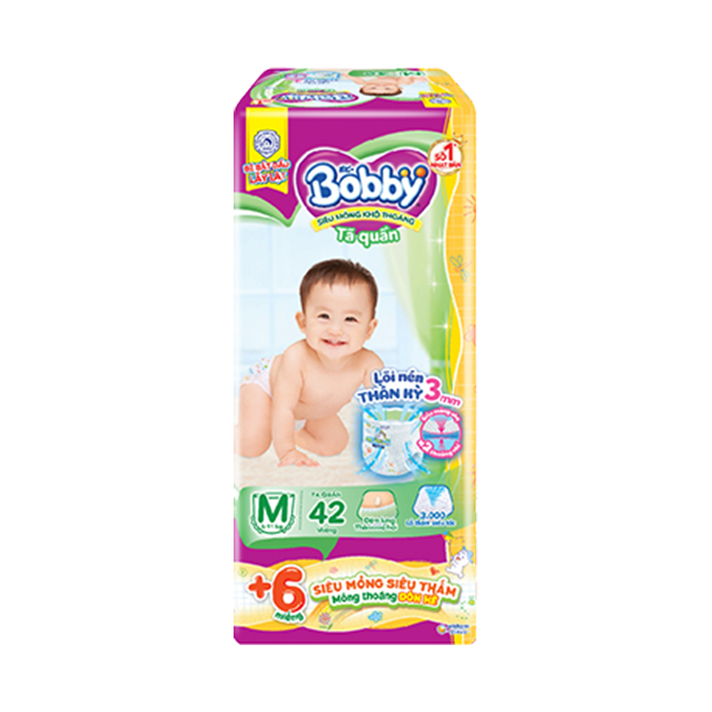 Combo 3 Tã quần Bobby Pants M42 dành cho bé 6 - 11kg